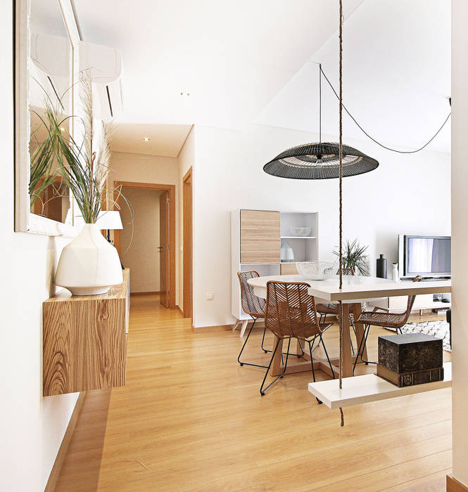 Skandynawska jadalnia od Homestories Skandynawski