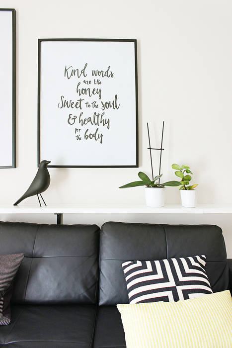 Skandinavische Wohnzimmer von Homestories Skandinavisch