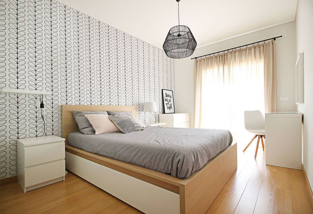 Skandinavische Schlafzimmer von Homestories Skandinavisch