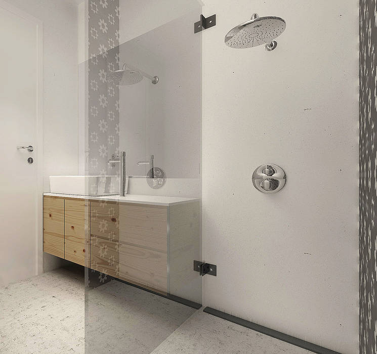 Baños de estilo escandinavo de Homestories Escandinavo