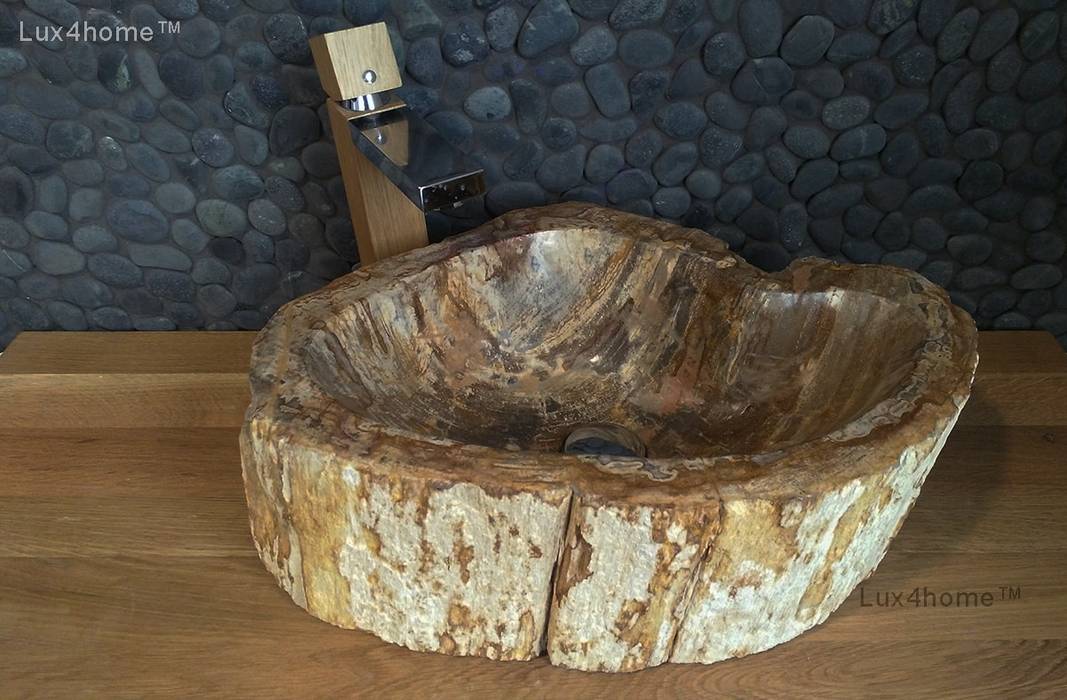 Natural Petrified Wood Vessel Sinks Bathroom By Lux4home
