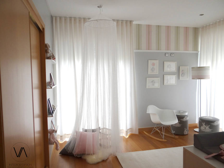 Quarto Menina, Paloma Agüero Design Paloma Agüero Design комнаты для новорожденных