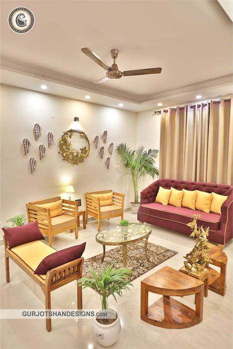 Apartment Drawing Room Design Gurjot Shan Designs