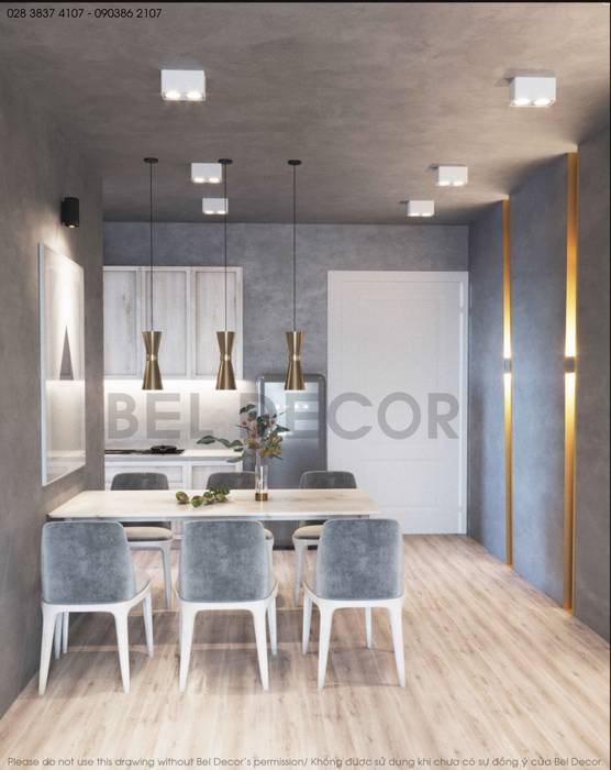 HO17111 Luxury Apartment Interior Design & Construction / Bel Decor, Bel Decor Bel Decor