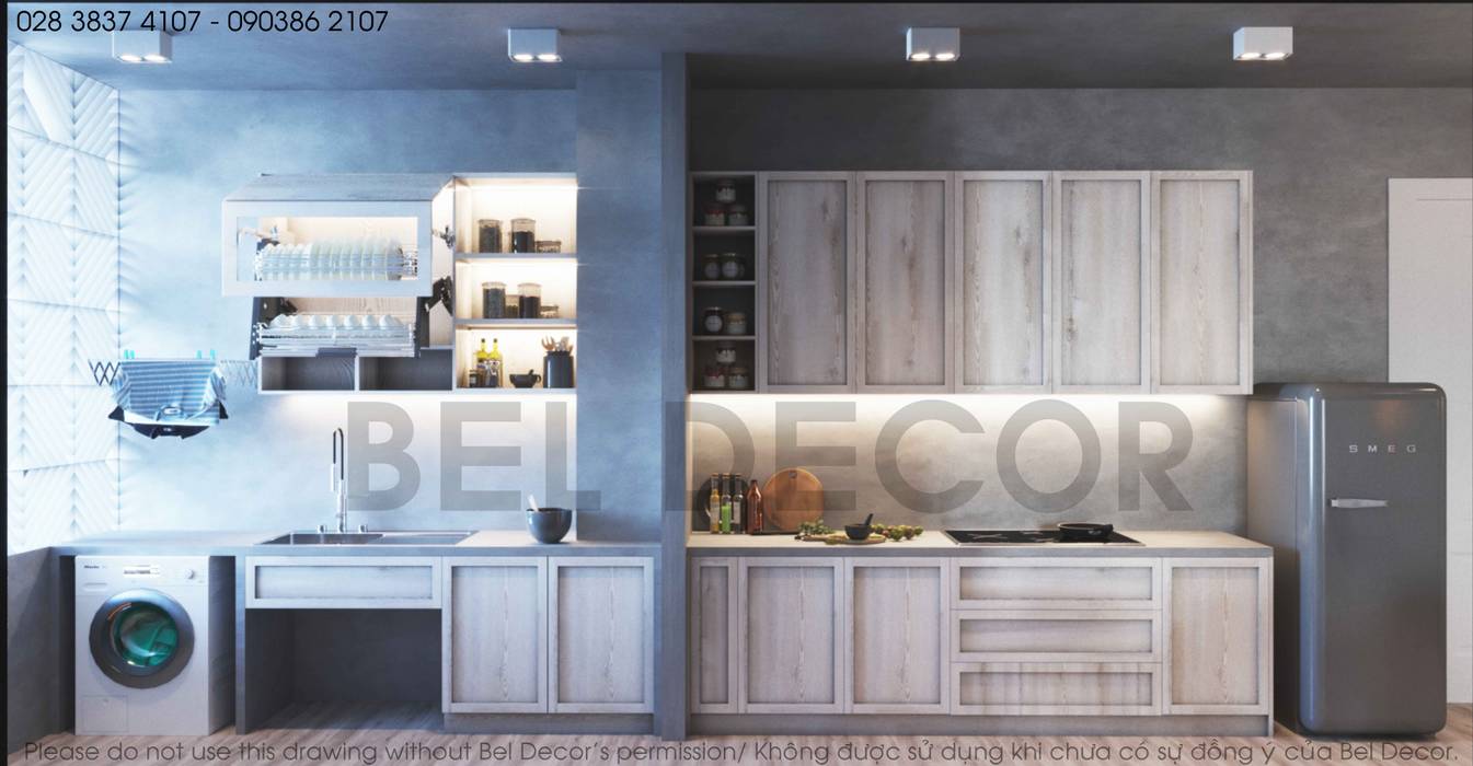 HO17111 Luxury Apartment Interior Design & Construction / Bel Decor, Bel Decor Bel Decor