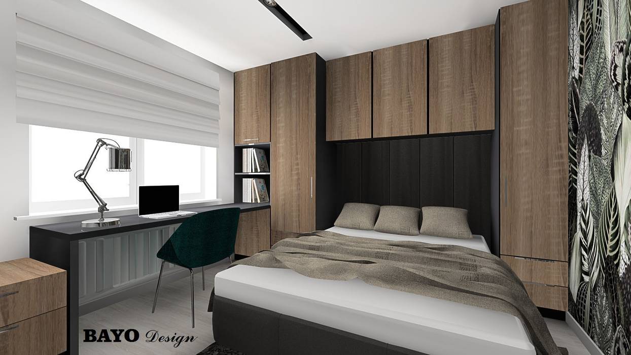 Small flat, BAYO Design Interior Design Studio BAYO Design Interior Design Studio Modern style bedroom