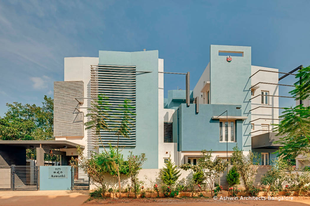 Exterior Design Ashwin Architects In Bangalore Modern home