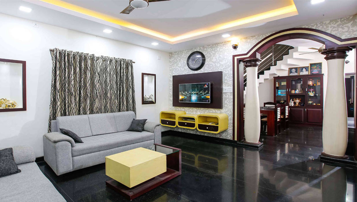 Home Designers in Kerala, Monnaie Interiors Pvt Ltd Monnaie Interiors Pvt Ltd Asian style living room Accessories & decoration