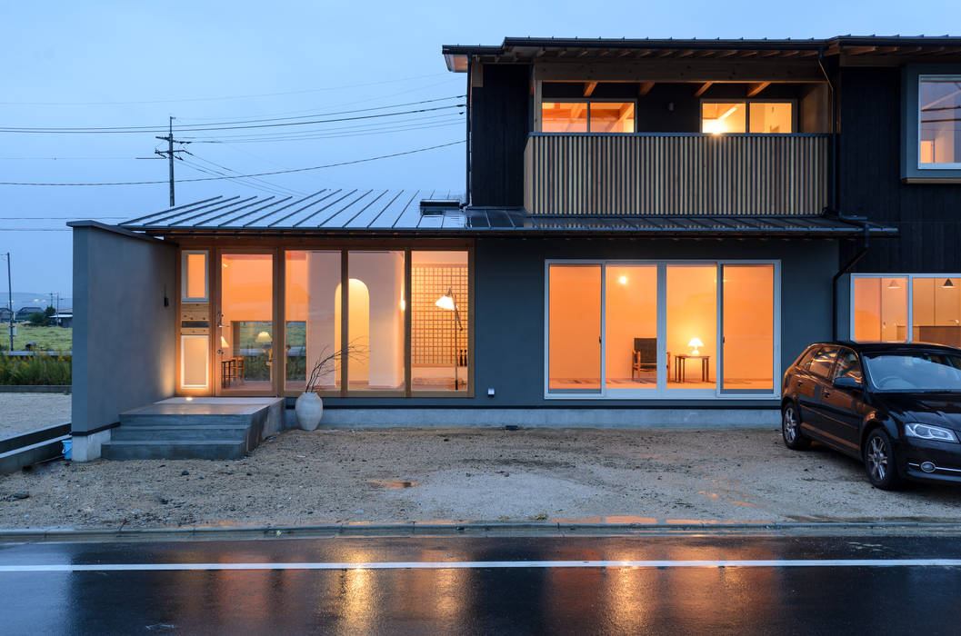 晴耕雨読, 風景のある家.LLC 風景のある家.LLC Casas de madera Madera Acabado en madera