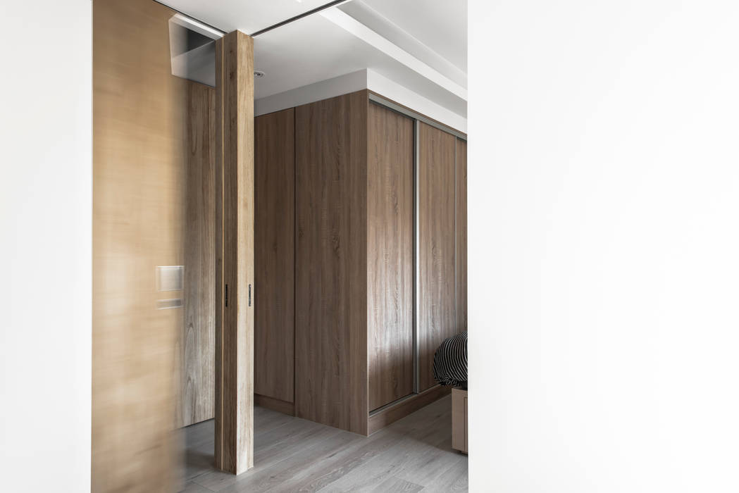 Bedroom 湜湜空間設計 臥室 木頭 Wood effect