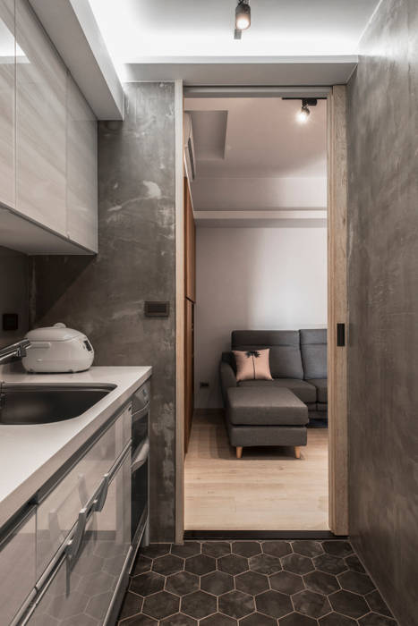 kitchen 湜湜空間設計 廚房 水泥