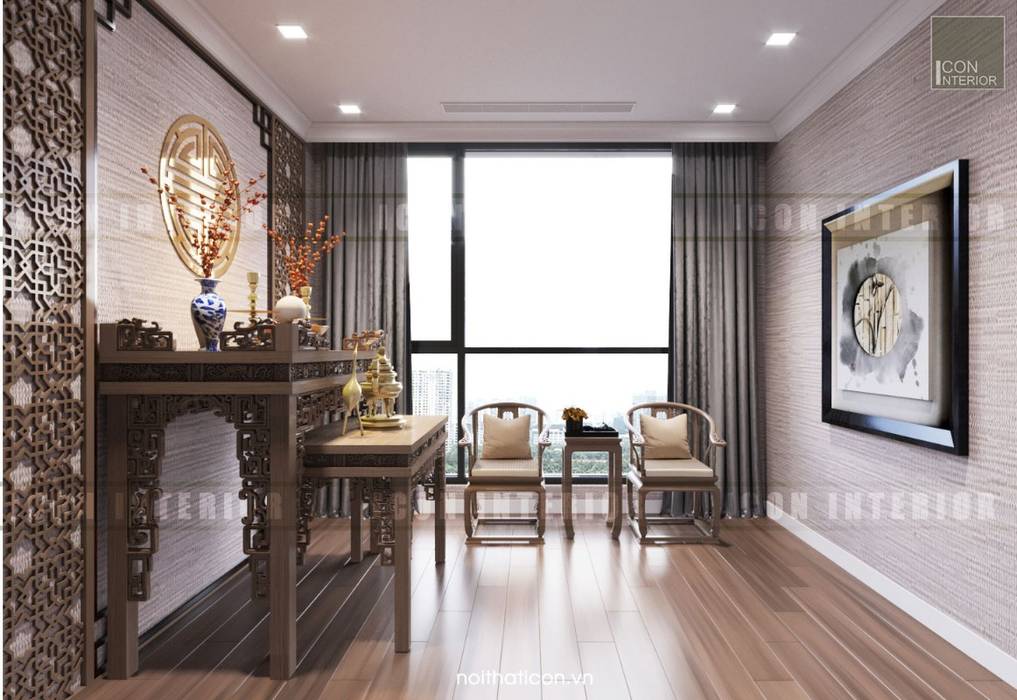 Căn hộ Vinhomes Central Park thiết kế theo phong cách hiện đại dẹp mê mẫn, ICON INTERIOR ICON INTERIOR Nhà kính phong cách hiện đại