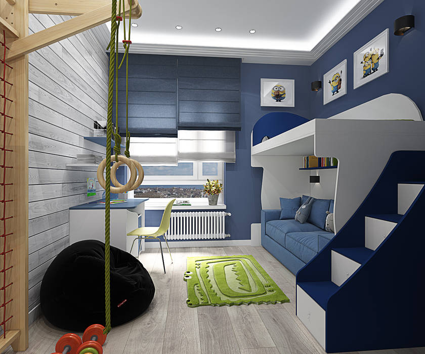 Уютная городская квартира с элементами прованского стиля, design4y design4y Nursery/kid’s room