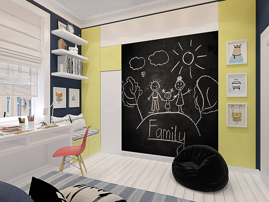 Уютная трехкомнатная квартира в духе французского кантри, design4y design4y Nursery/kid’s room