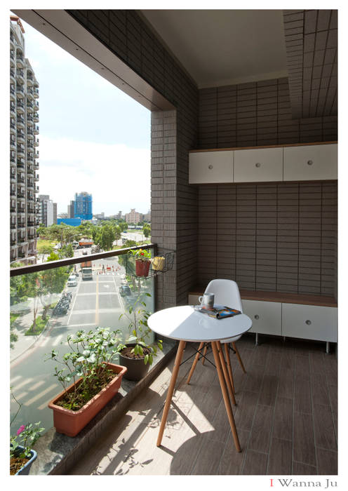 名人雅仕(住宅設計案 2013), 北歐制作室內設計 北歐制作室內設計 庭院