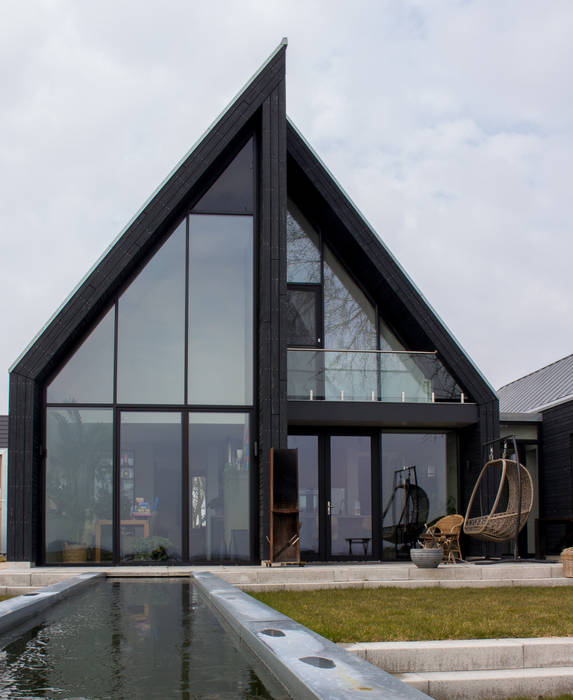 achtergevel Nico Dekker Ontwerp & Bouwkunde Villa Glas glazen pui