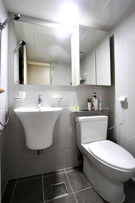 한 인테리어 청솔아파트, 한 인테리어 디자인 한 인테리어 디자인 모던스타일 욕실