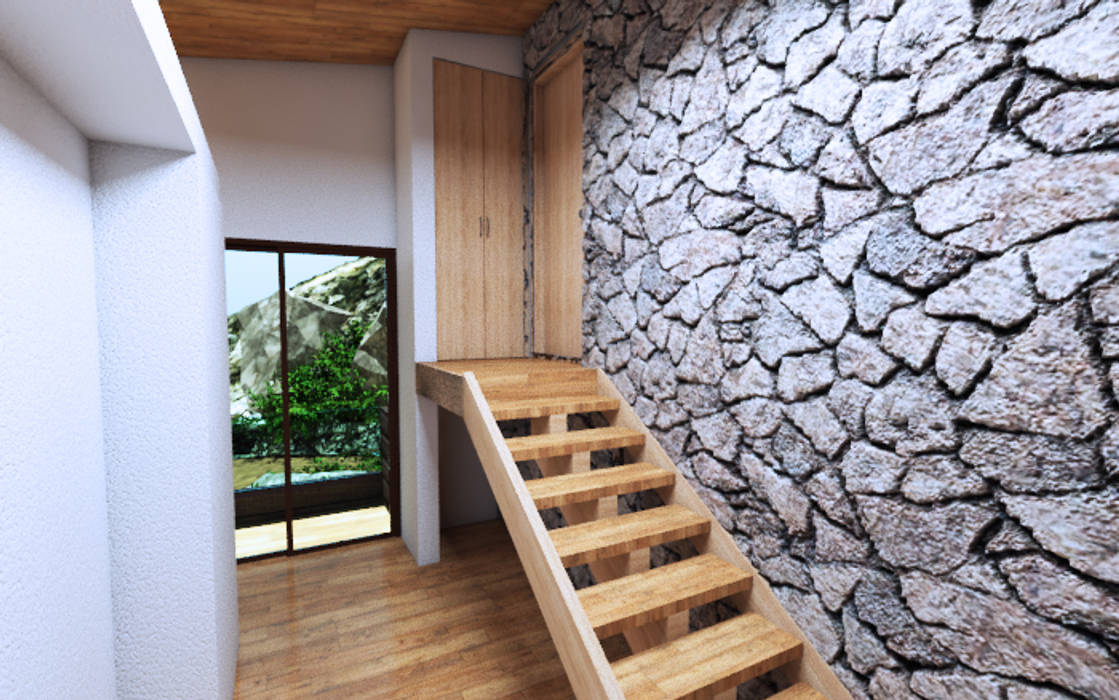 Vivienda Vacacional, Arquitecto Javier Escobar Arquitecto Javier Escobar Wooden houses Stone