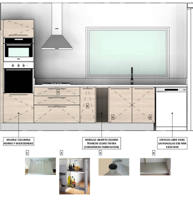 Diseño Arquitectura Cocina Premium Casa Lt37 Territorio Arquitectura y Construccion - La Serena