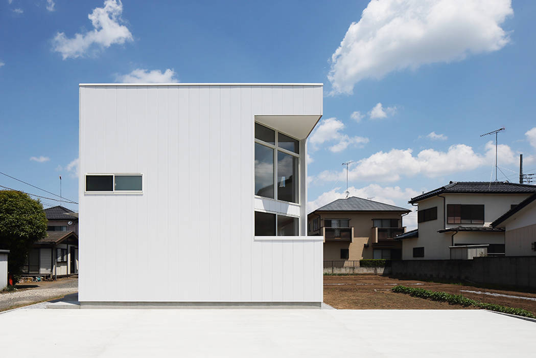 side, *studio LOOP 建築設計事務所 *studio LOOP 建築設計事務所 Casas modernas