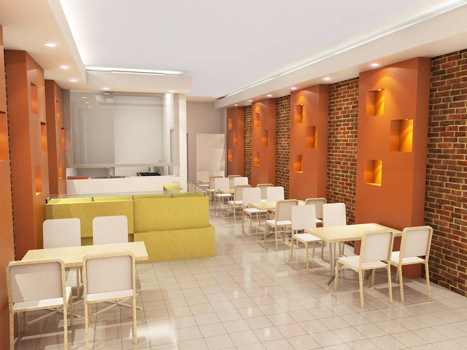 homify Espacios comerciales Restaurantes