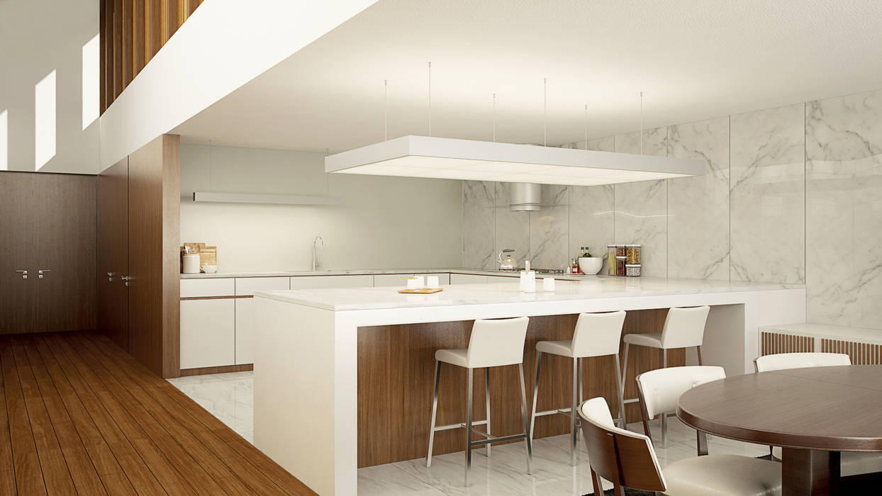 Moradia campestre de 911 m², Esboçosigma, Lda Esboçosigma, Lda Kitchen units