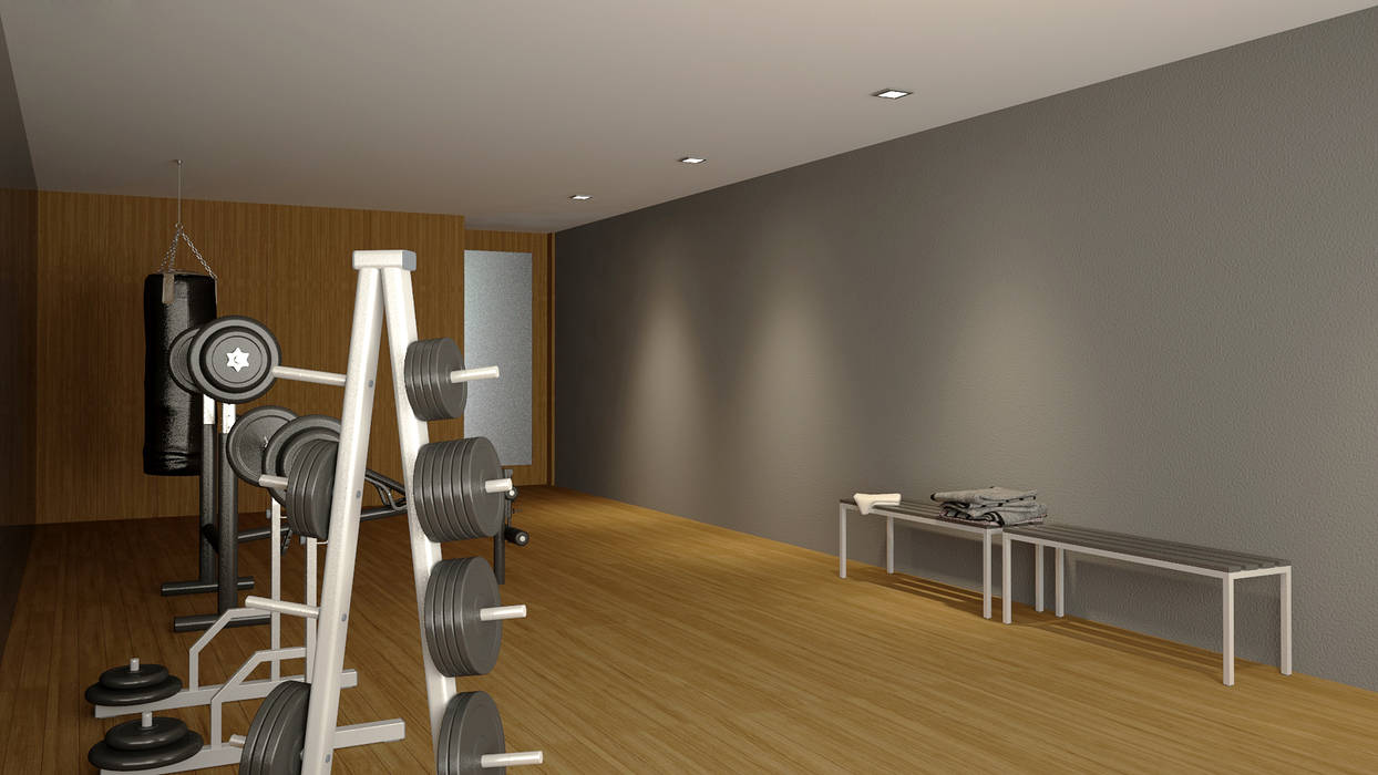 Moradia campestre de 911 m², Esboçosigma, Lda Esboçosigma, Lda Gym