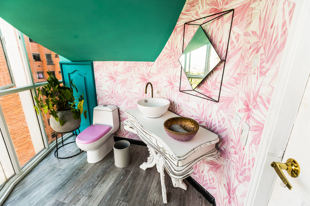 Baño homify Baños de estilo moderno baño,bathroom,interior,diseñointerior