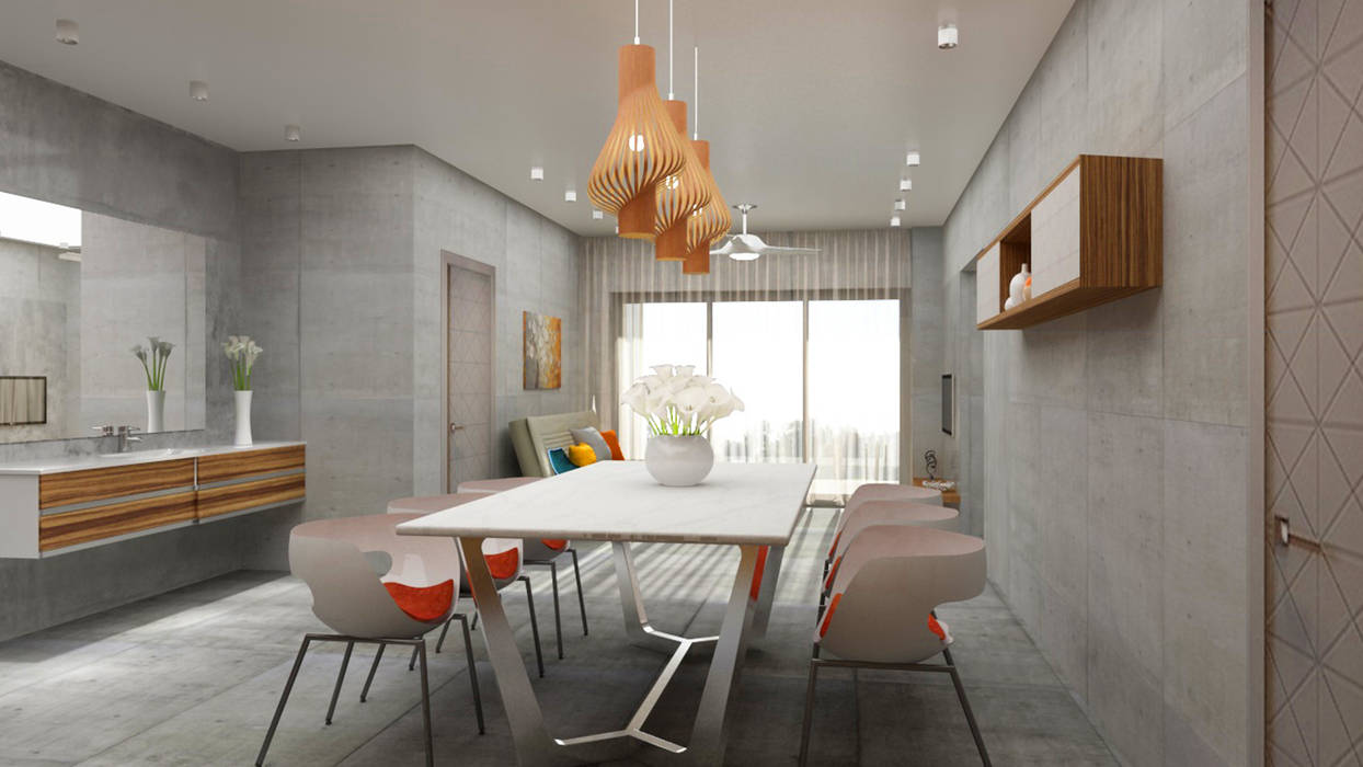 Dining area design Rhythm And Emphasis Design Studio Modern dining room