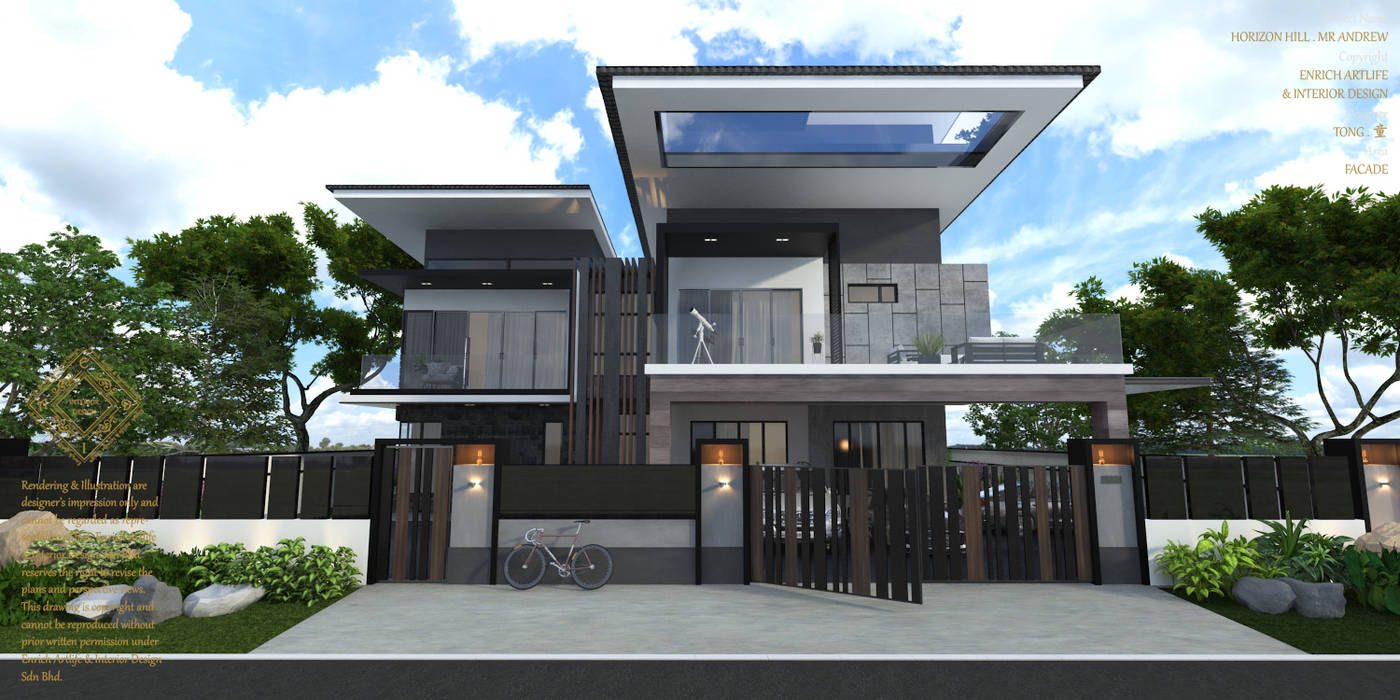  Bungalow  design  horizon hill johor bahru malaysia  modern  