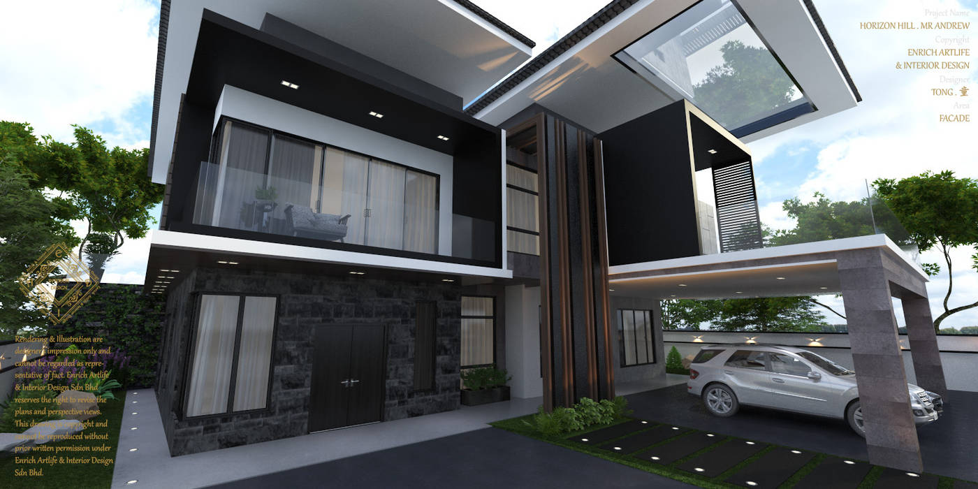  Bungalow  design  horizon hill johor bahru malaysia  modern  