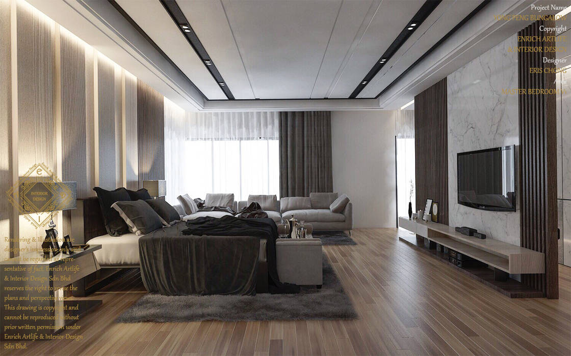 Modern Bedroom By Enrich Artlife Interior Design Sdn Bhd Modern Homify