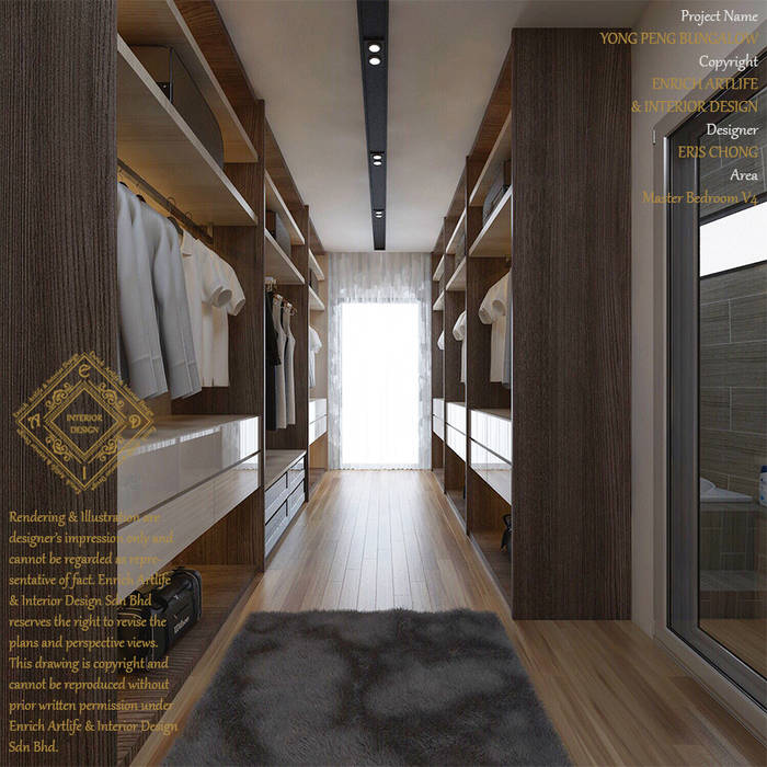 Bungalow Design -Yong Peng Johor Bahru,Malaysia, Enrich Artlife & Interior Design Sdn Bhd Enrich Artlife & Interior Design Sdn Bhd Modern style bedroom