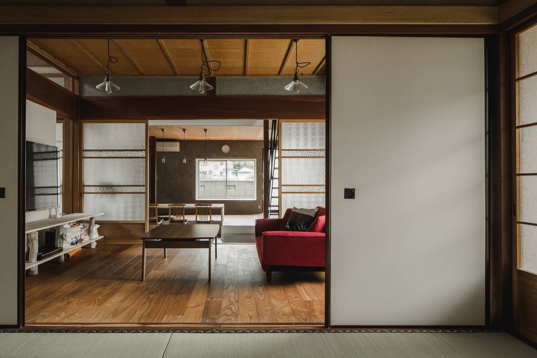 shimotoyama-house-renovation, ALTS DESIGN OFFICE ALTS DESIGN OFFICE غرفة المعيشة