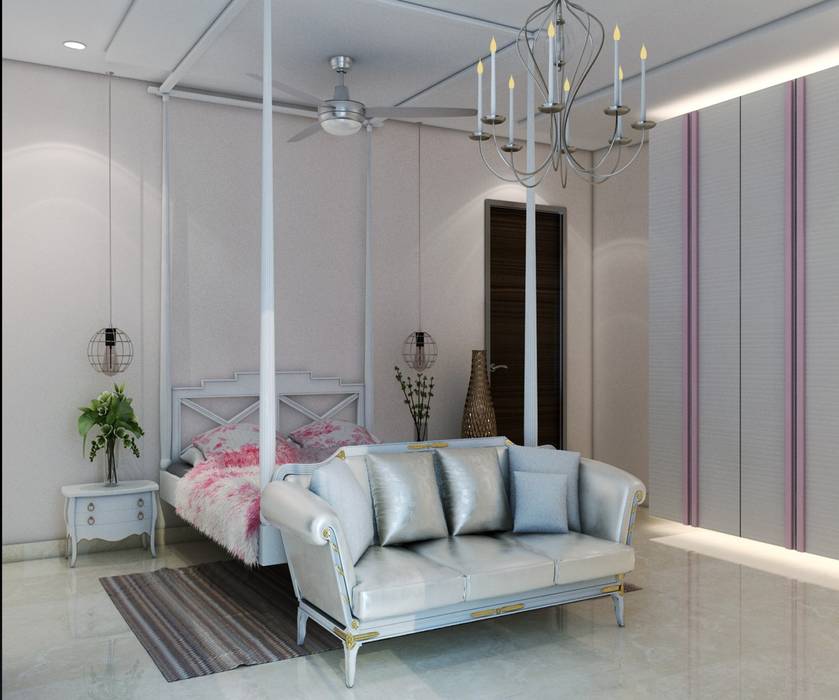 Girls bedroom design Rhythm And Emphasis Design Studio