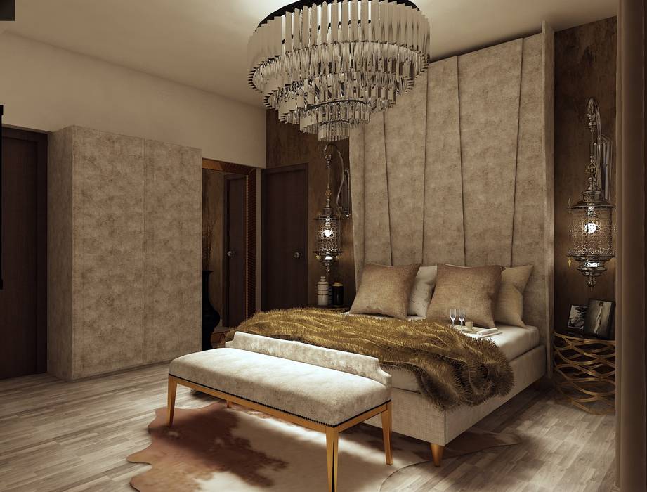 luxury master bedroom design Rhythm And Emphasis Design Studio Modern style bedroom