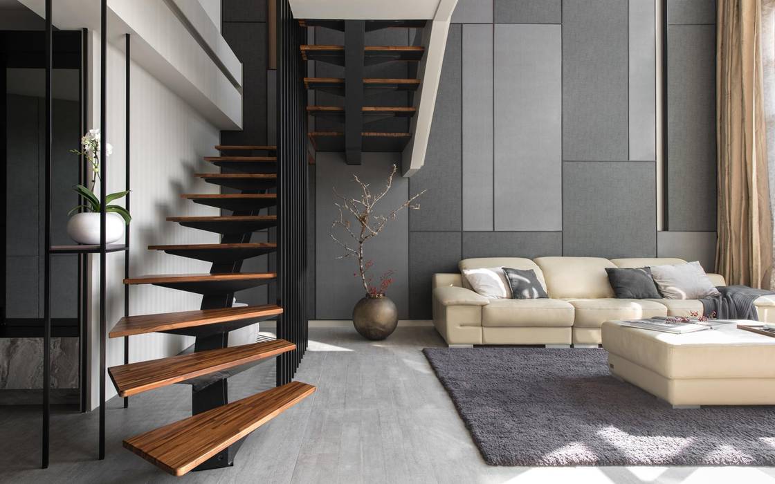 homify Stairs لکڑی پلاسٹک جامع