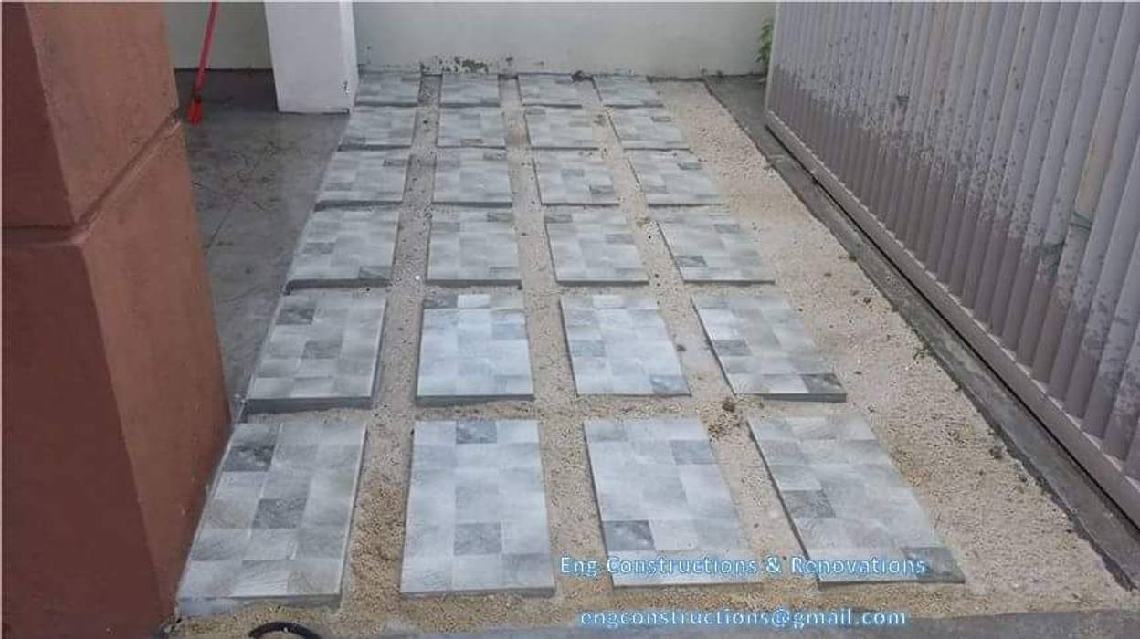 Outdoor Tiling, Sam Contractors Ipoh Sam Contractors Ipoh أرضيات