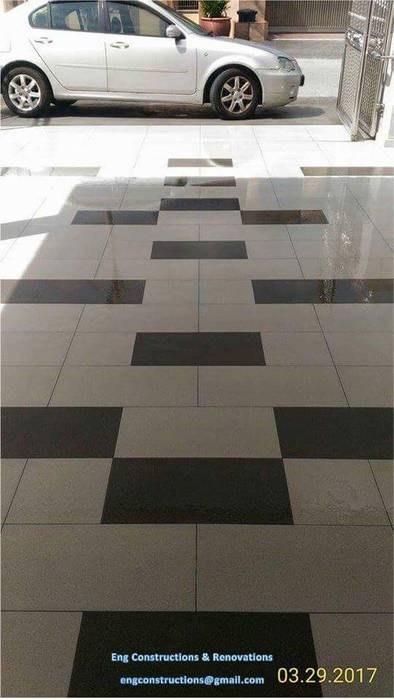 Outdoor Tiling, Sam Contractors Ipoh Sam Contractors Ipoh أرضيات سيراميك