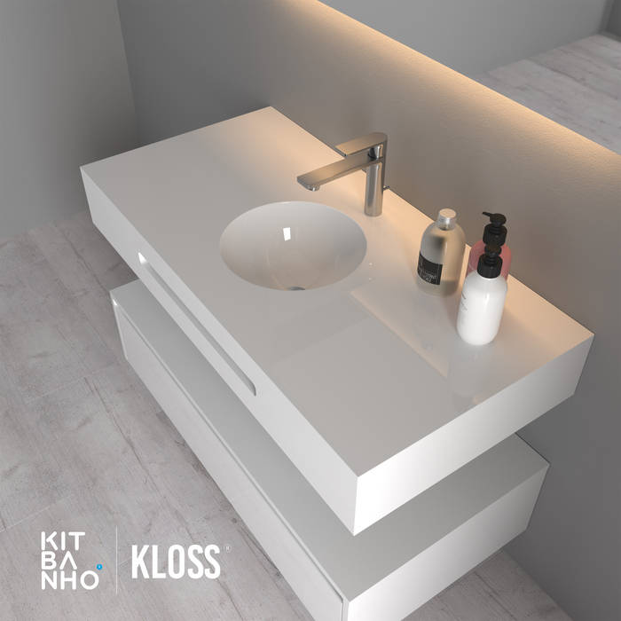CLARK KitBanho ® Casas de banho modernas Banheiras e duches