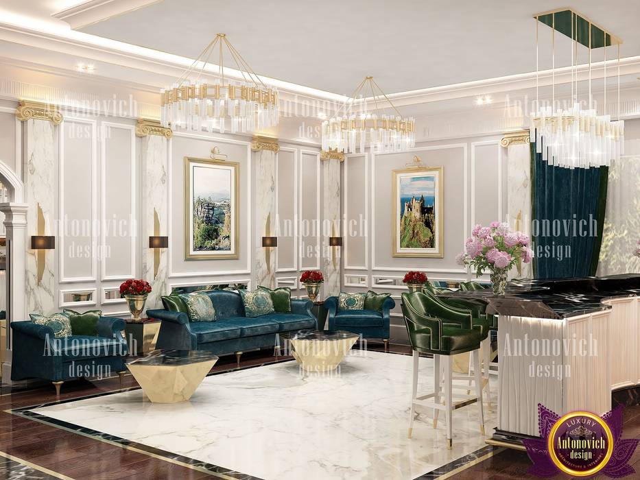 ​Interior design by Katrina Antonovich, Luxury Antonovich Design Luxury Antonovich Design Classic style living room