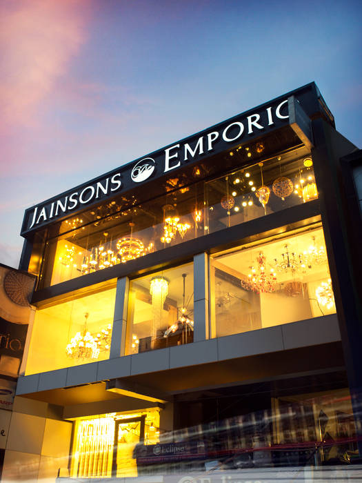 Jainsons Emporio Lighting Store, Jainsons Emporio Jainsons Emporio Salas de estilo moderno Aluminio/Cinc Iluminación
