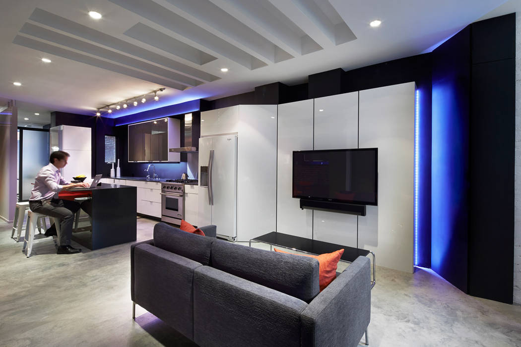 Karr Pad, KUBE architecture KUBE architecture Modern style media rooms