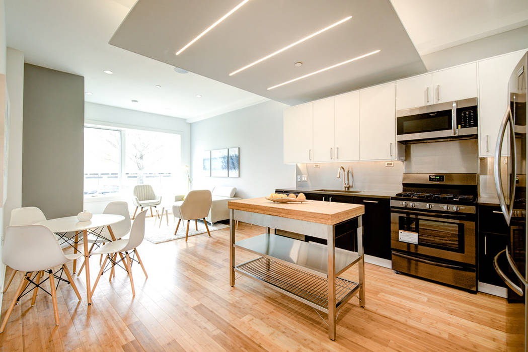 Divis Condo, KUBE architecture KUBE architecture Cozinhas modernas