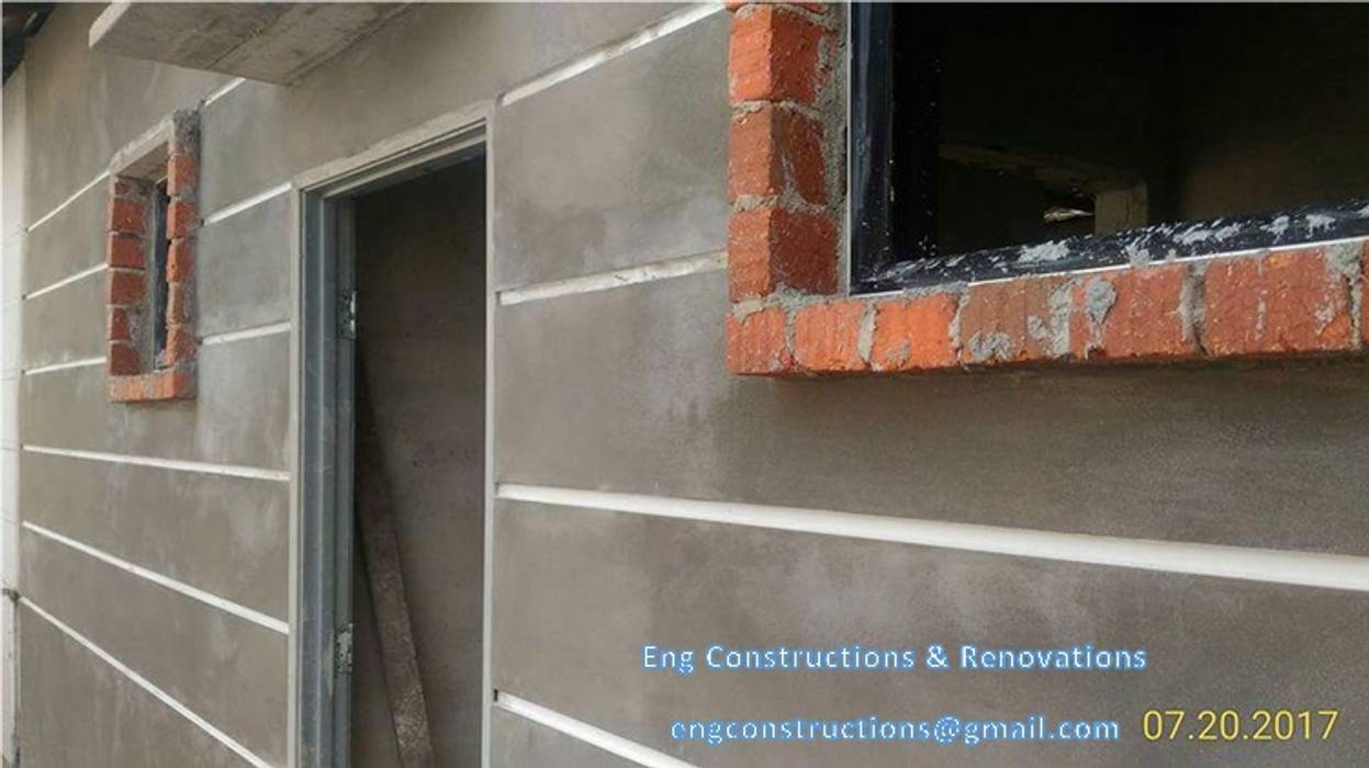 Backyard Extension, Sam Contractors Ipoh Sam Contractors Ipoh Asian walls & floors Bricks