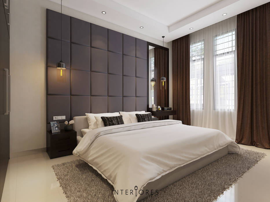 Master Bedroom , INTERIORES - Interior Consultant & Build INTERIORES - Interior Consultant & Build