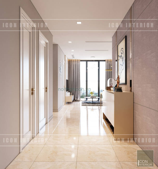 Thiết kế nội thất phong cách hiện đại thanh lịch và thân thiện, ICON INTERIOR ICON INTERIOR Cửa ra vào