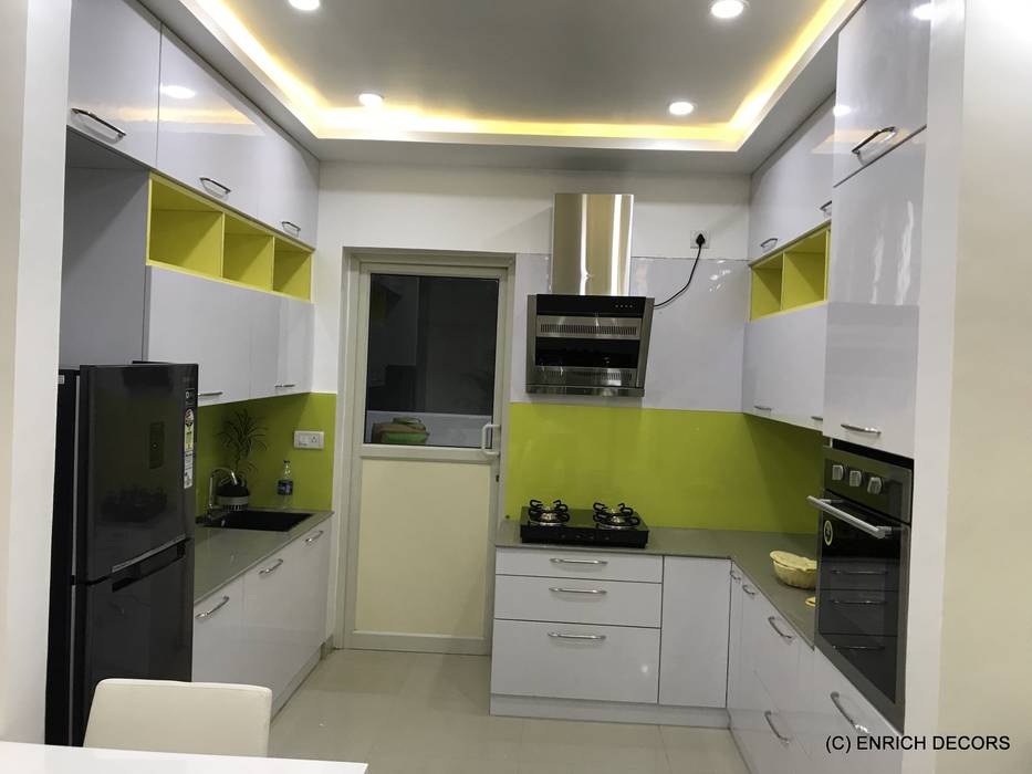 Modular Kitchen Enrich Interiors & Decors Built-in kitchens Modular Kitchen