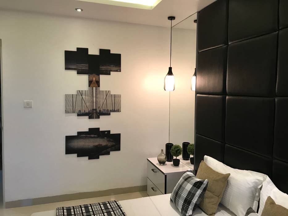 Guest Bedroom Wall Decor Modern Style Bedroom By Enrich Interiors