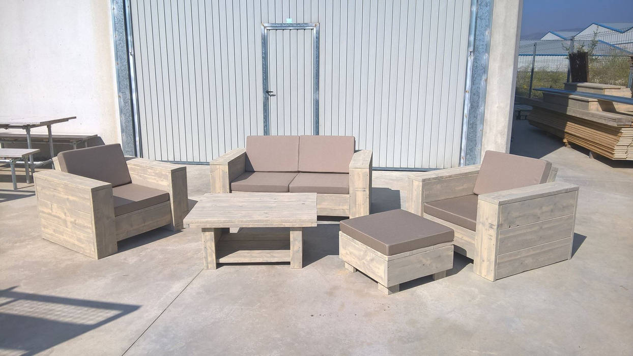 Nice ( 2 seats ) SEROGU Enterprise SL Garden Wood Wood effect Furniture